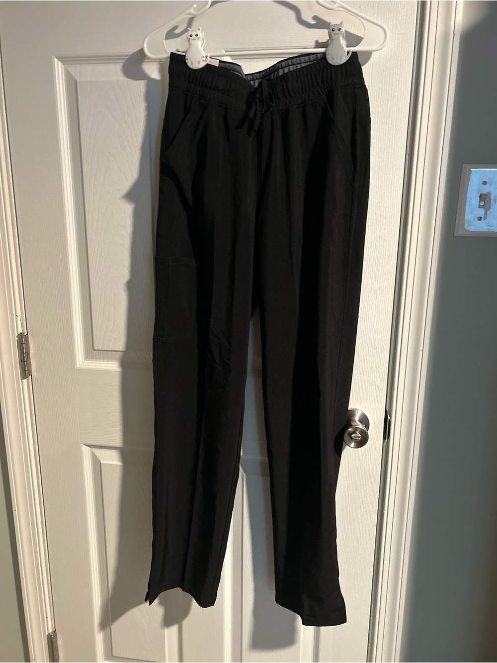 NWT Black Straight Leg Scrub Pants
